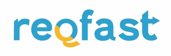 Reqfast logo on white background